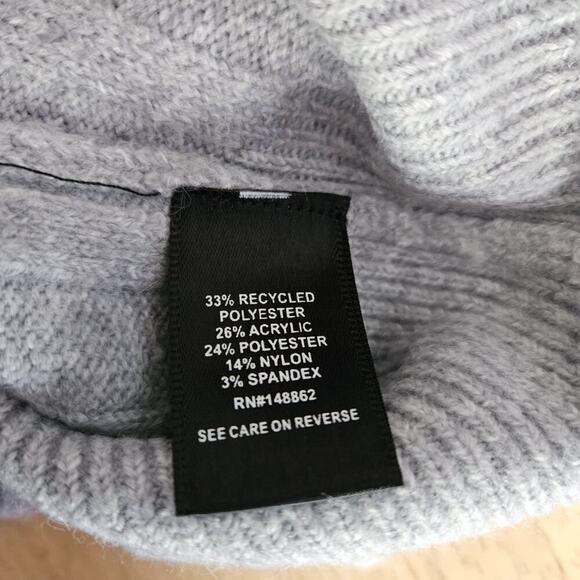 Torrid Vegan Cashmere Turtleneck Tunic Sweater - Heather Gray - sz 2 (18/20) NWT - Picture 5 of 7